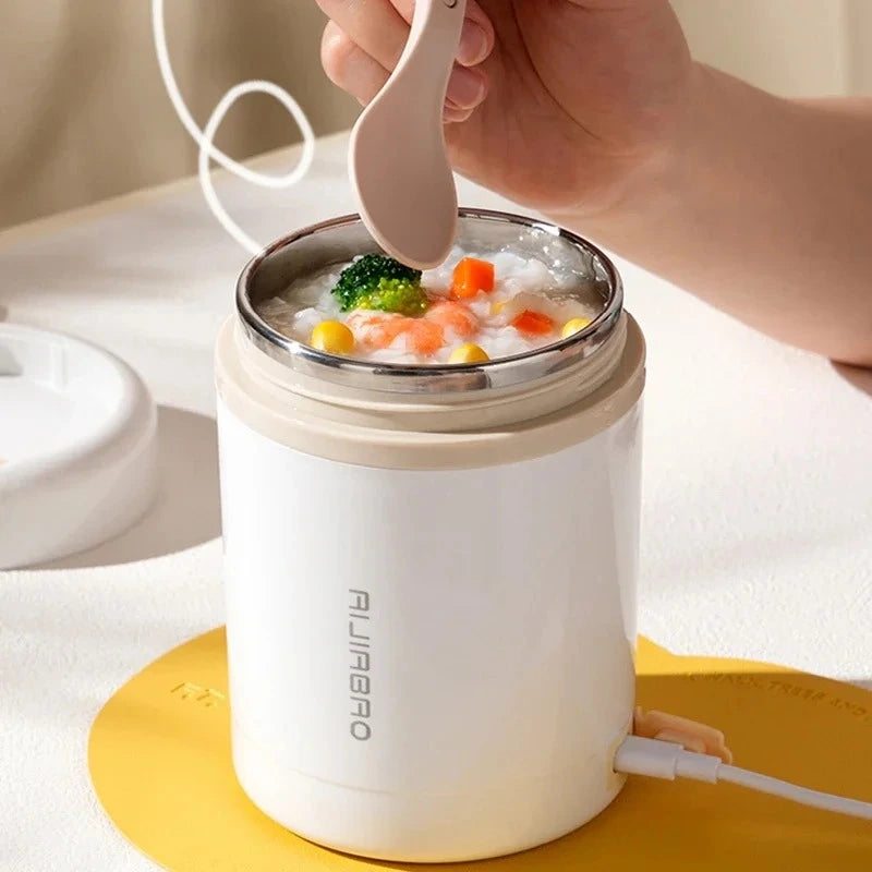 USB電気加熱式ポータブルランチボックス 600ml